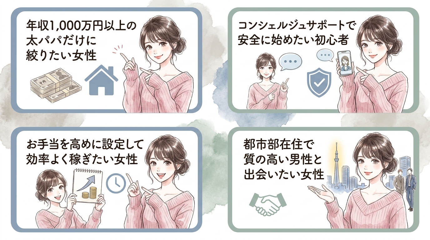 マイパピーはこんな女性におすすめ