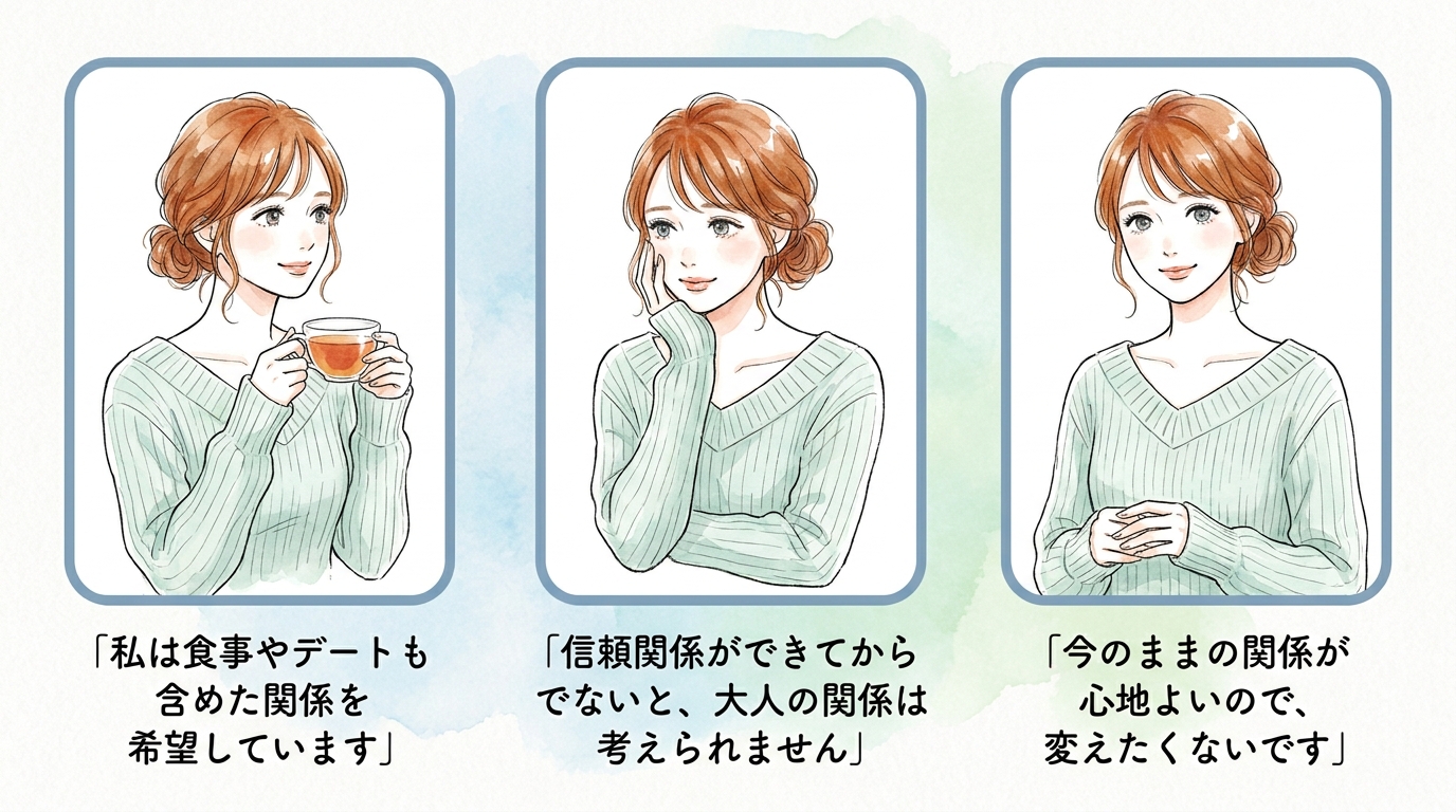 「割り切り希望」と言われた際の上手な切り返し例文