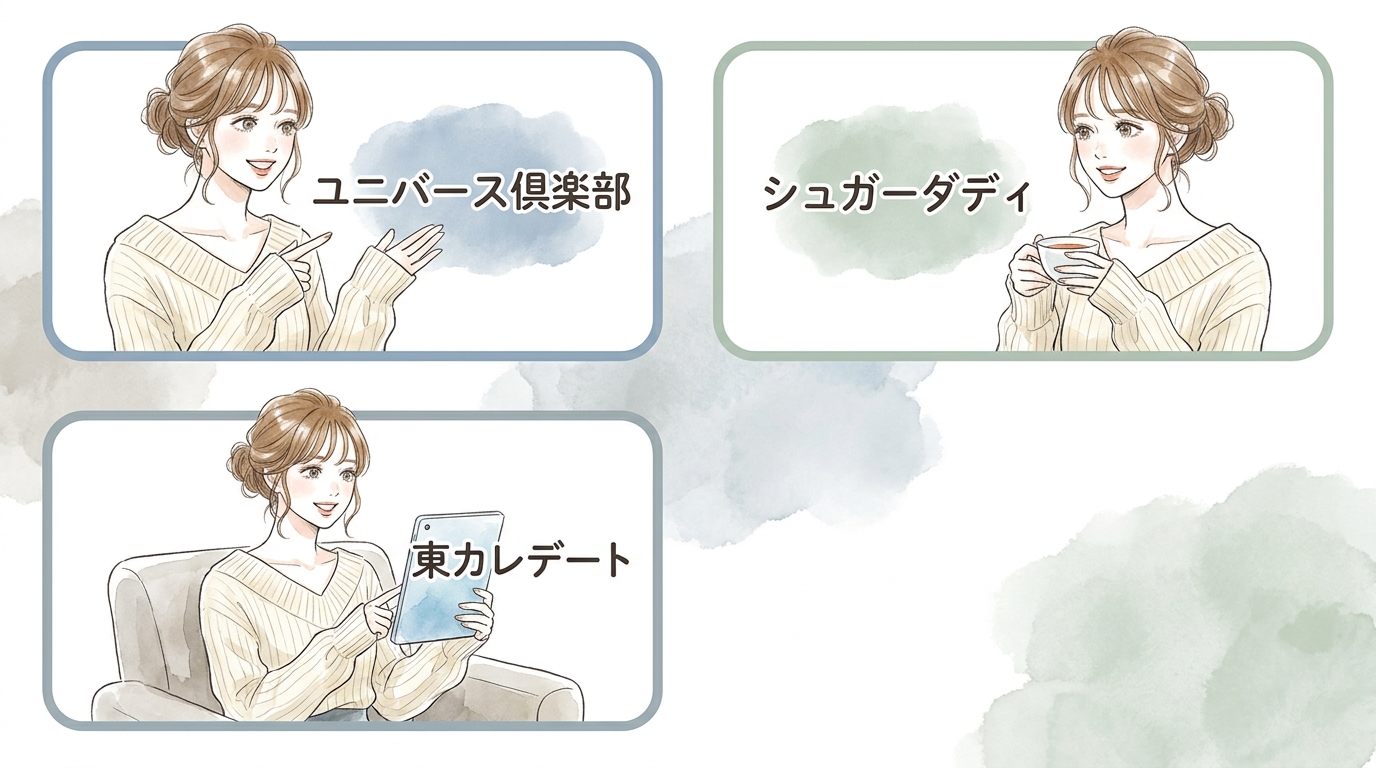 40代におすすめの交際クラブとアプリの選び方
