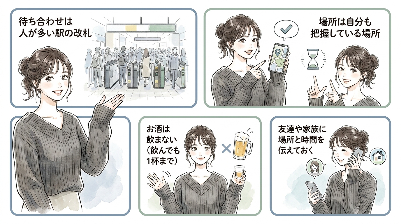 初回顔合わせで絶対に守るべき安全ルール