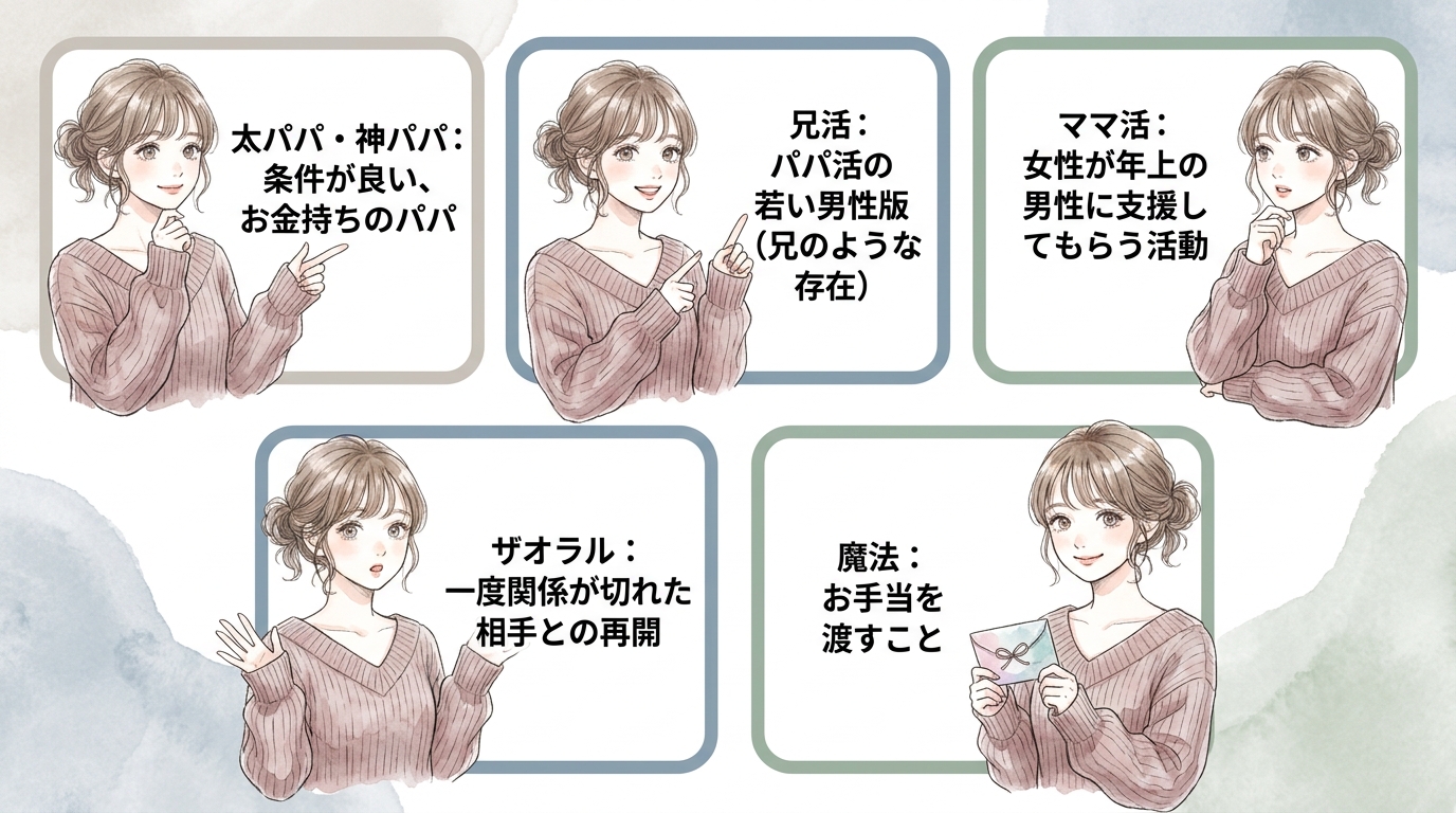 その他のパパ活・出会い系用語