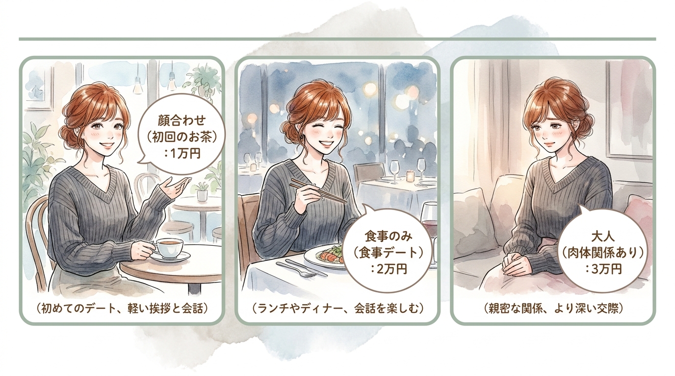 「大人3」「大人あり」の意味と使われ方