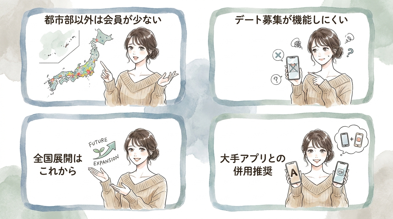 地方では会員数が少ない