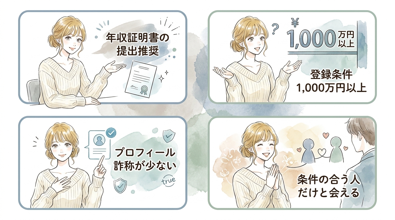 年収証明があるから安心感がある