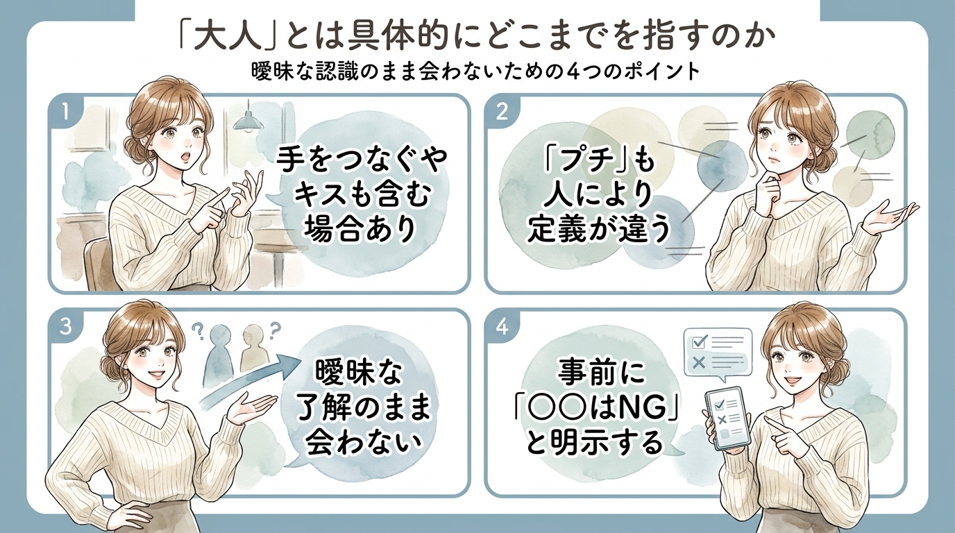 「大人」とは具体的にどこまでを指すのか