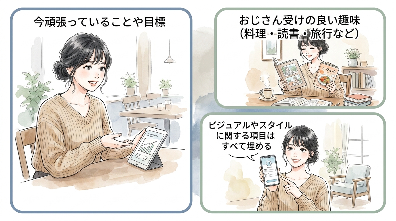 プロフィール写真と自己紹介文の作り方