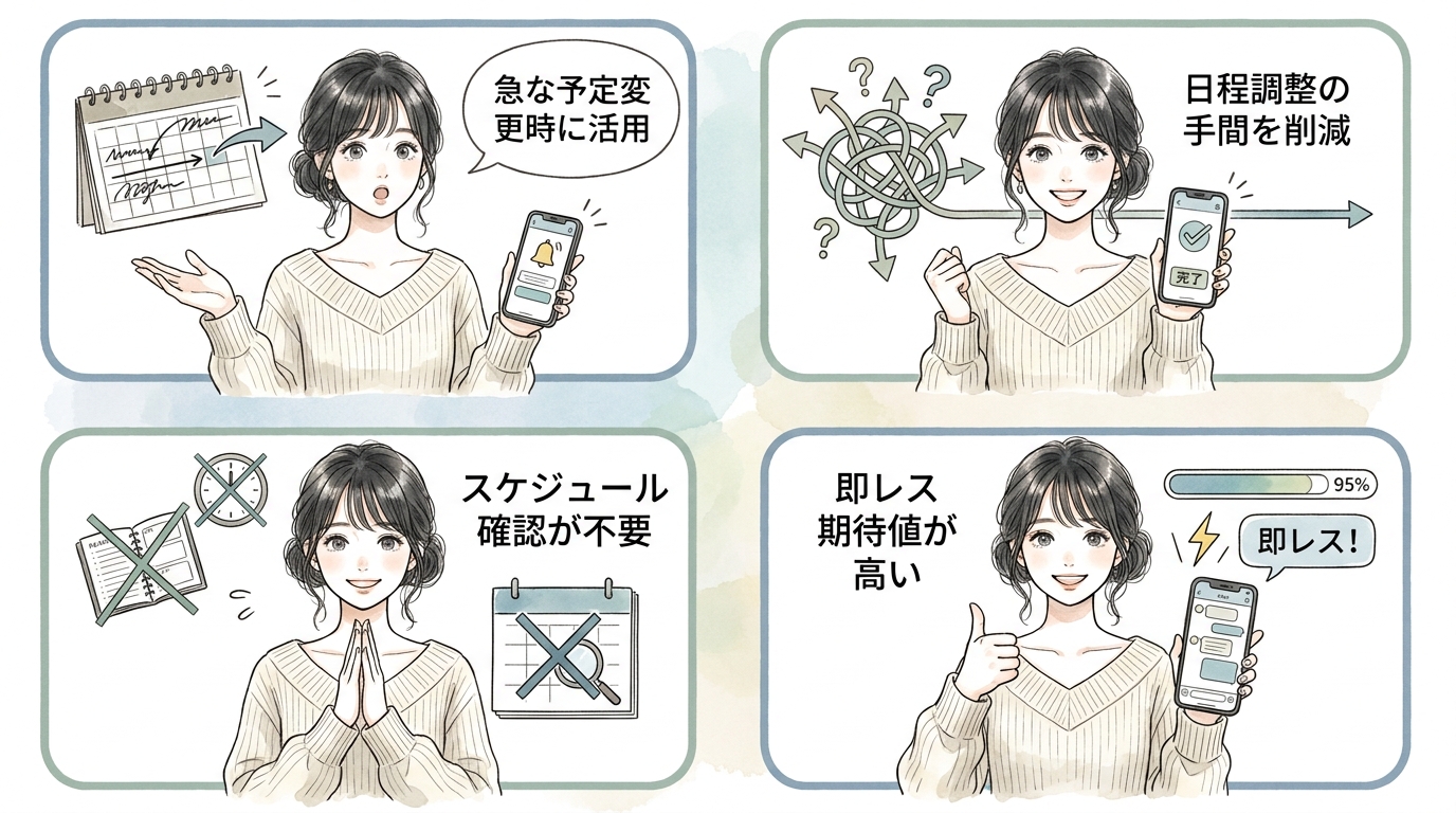 会える日検索で即日マッチングできる