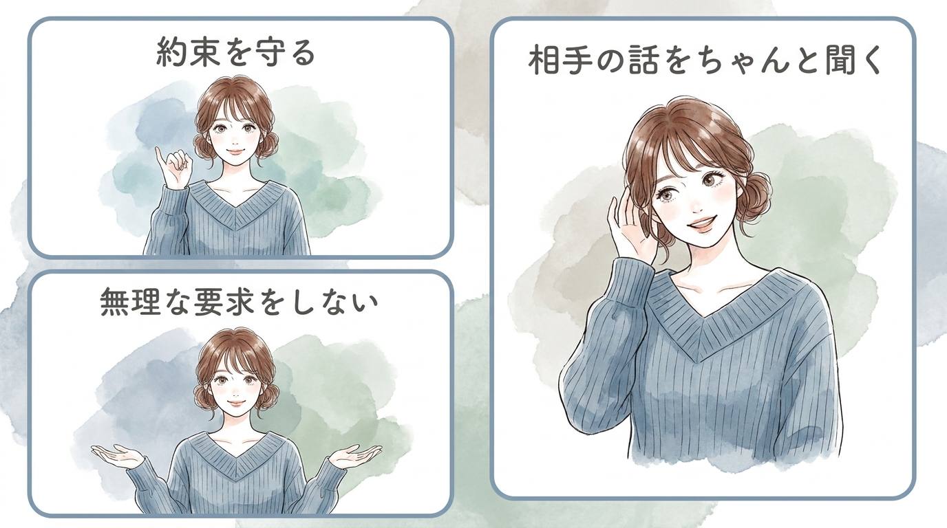 定期契約に繋げる男性の共通行動