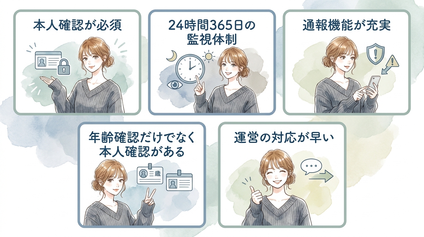 業者が少ない安全なパパ活アプリの選び方