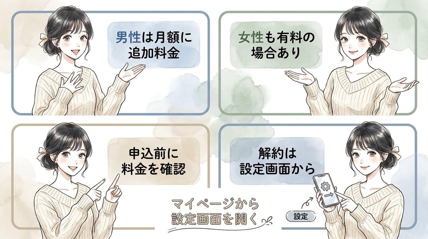 マイページから設定画面を開く