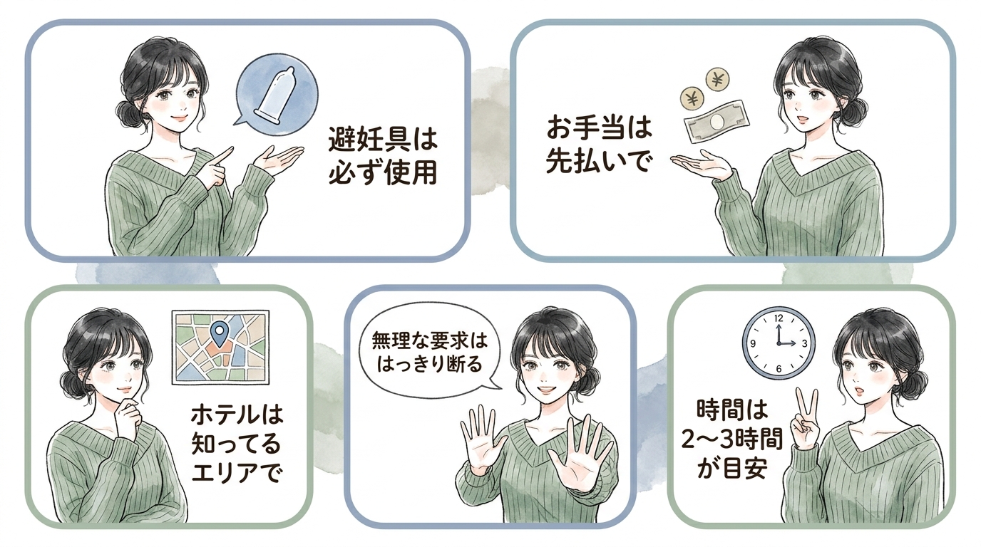 ホテルでの注意点と避妊・安全対策