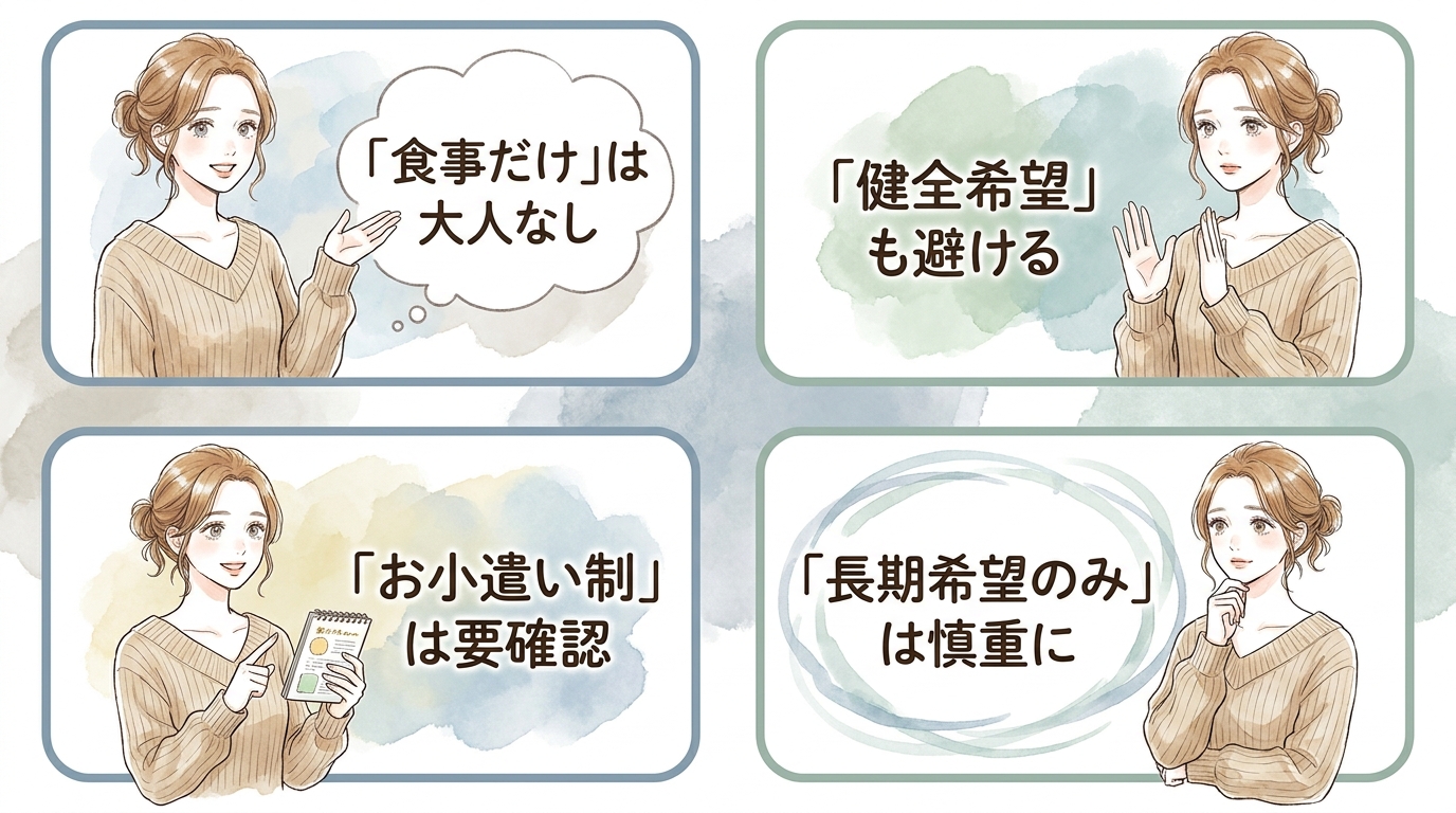 パパ活アプリで大人あり希望の相手を探す