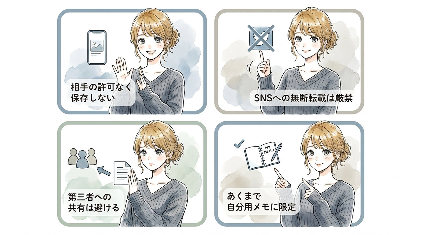 スクリーンショット警告が出ない