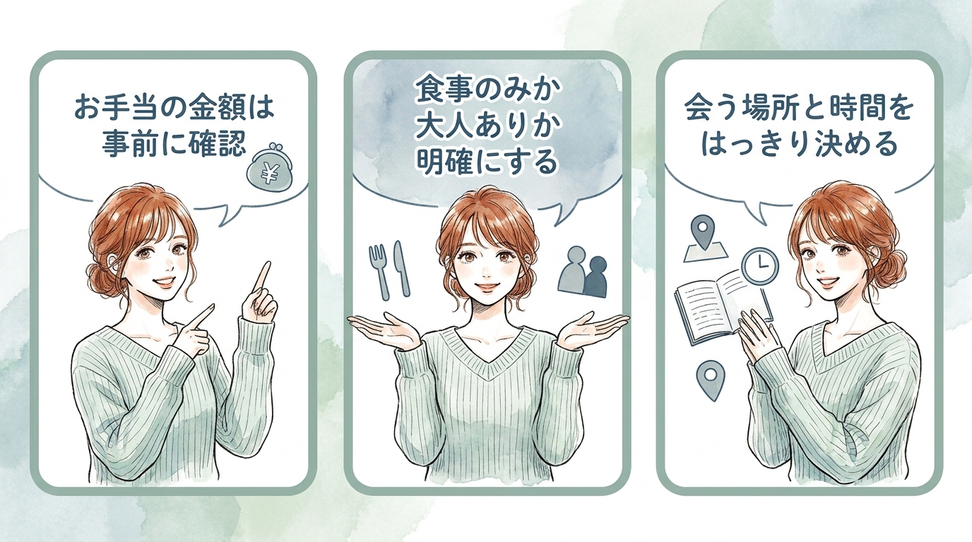 メッセージで条件を明確にする交渉術