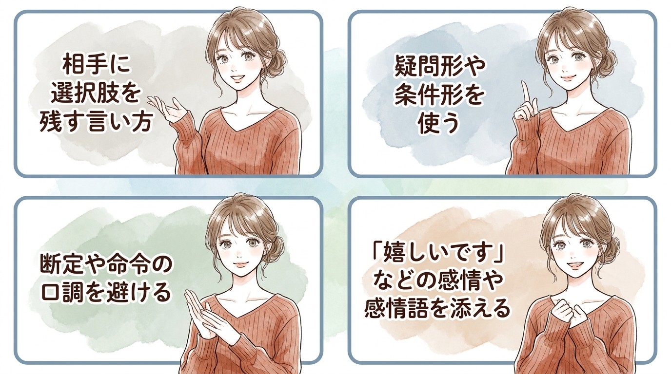「会いたい」意思を柔らかく伝える一文を入れる