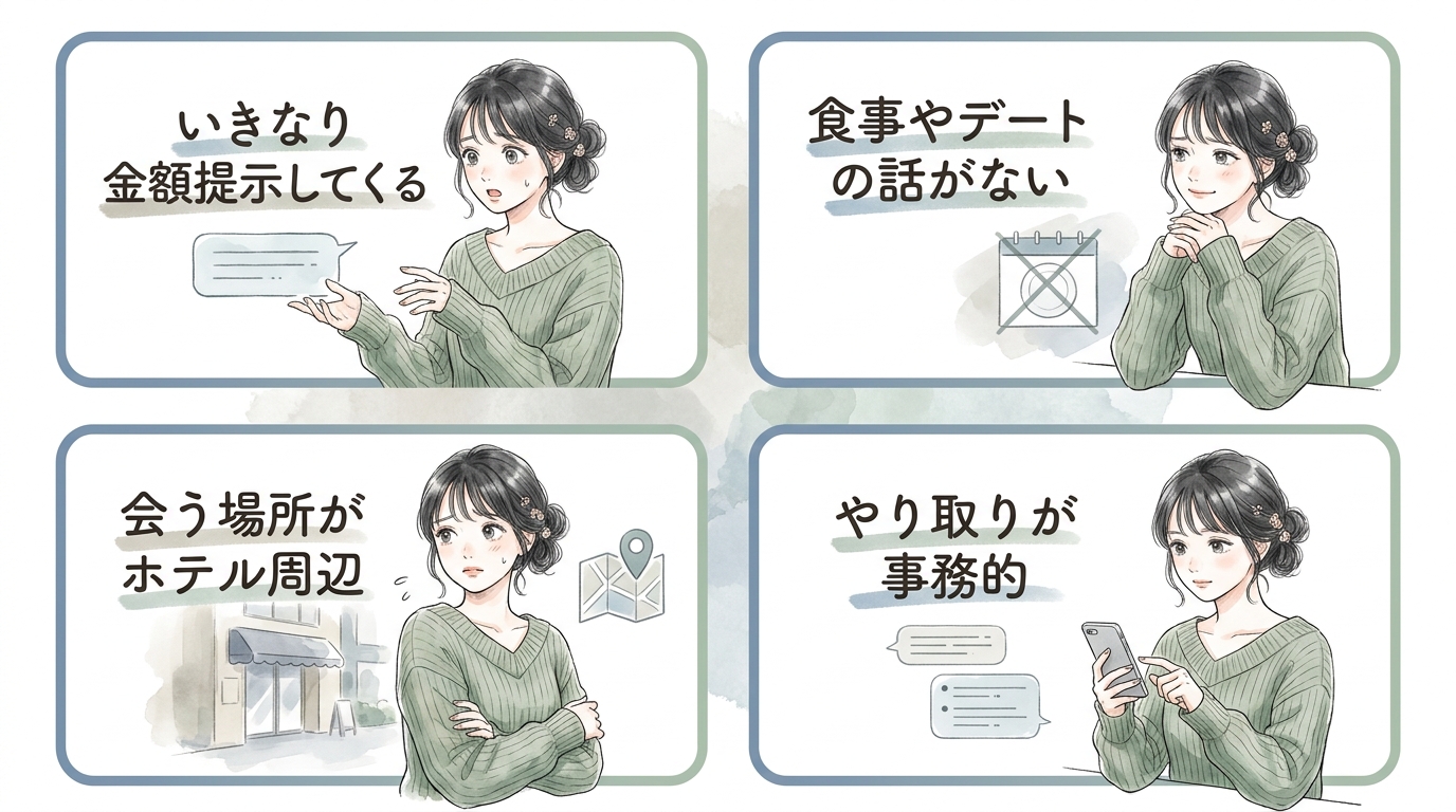 援助交際用語「ホ別イチゴ」との関係性