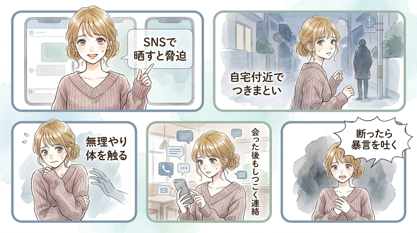 犯罪行為・身の危険を感じる相手