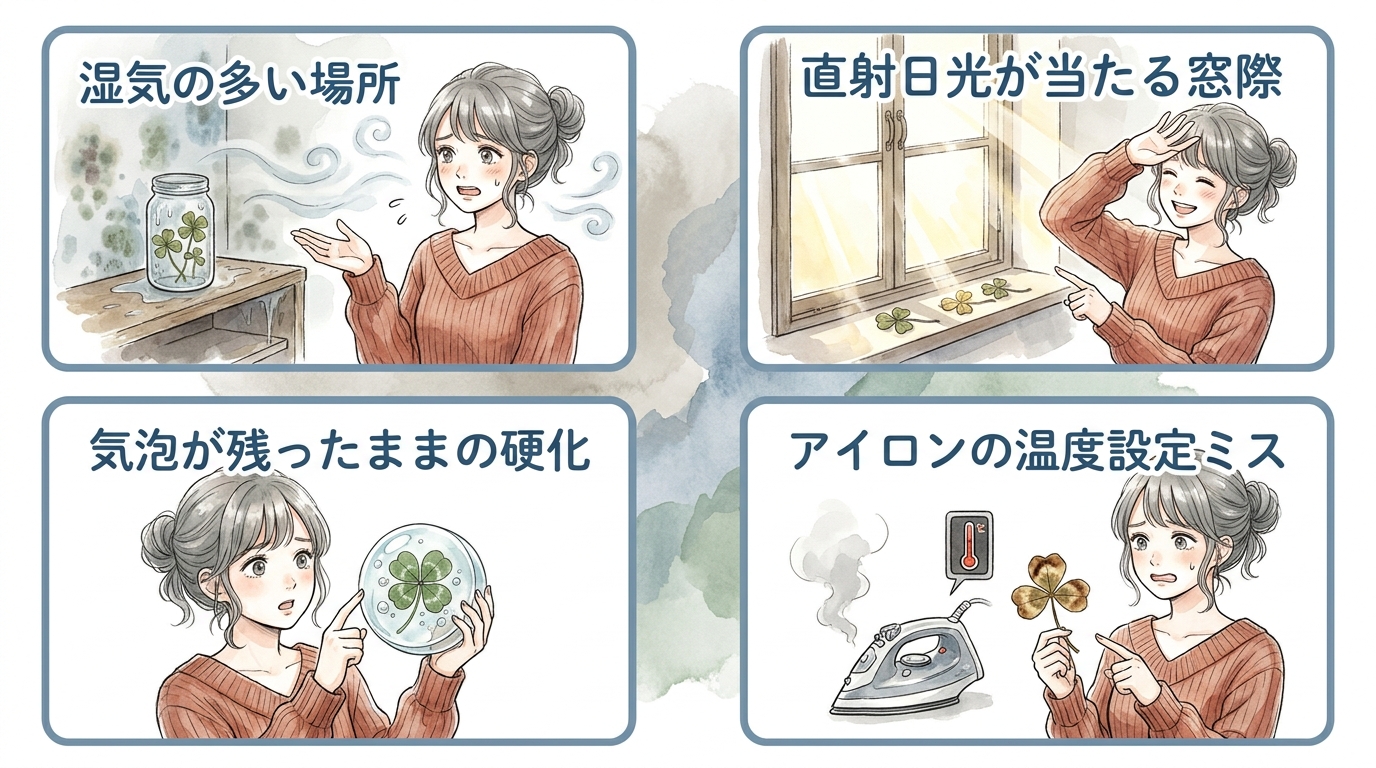 クローバーを長持ちさせる3つの保存方法