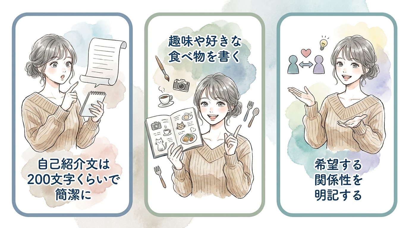 登録からプロフィール作成までの手順