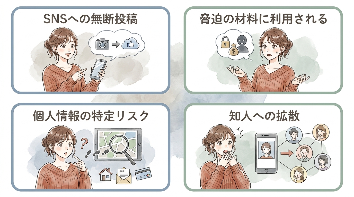 写真撮影は基本的に断る