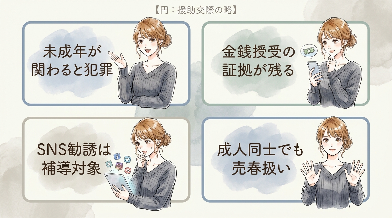 円：援助交際の略
