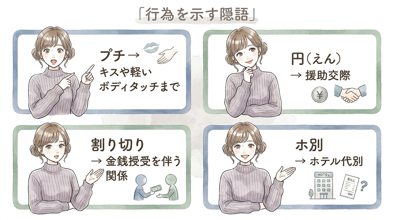 行為を示す隠語