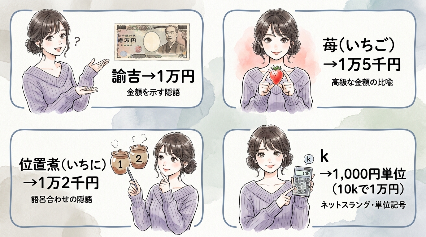 金額を示す隠語