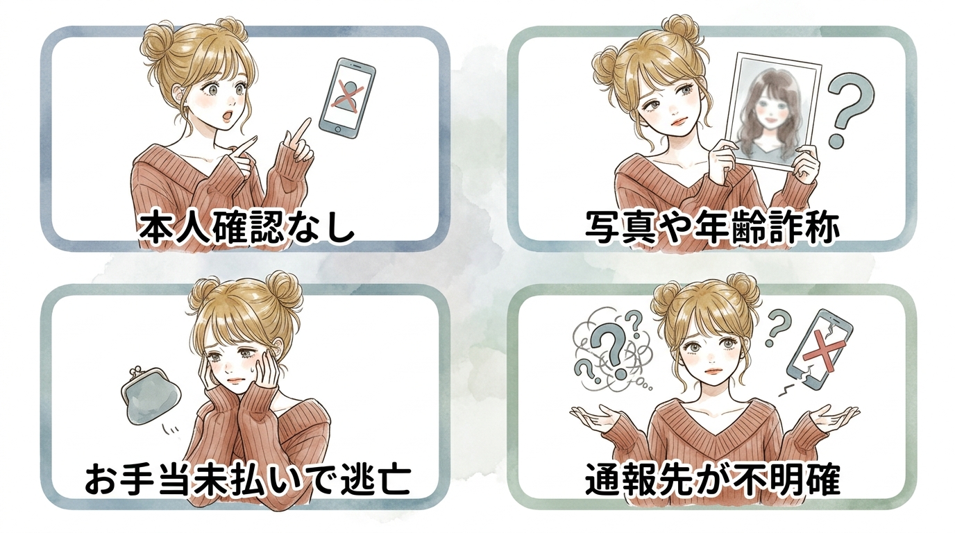 SNSや掲示板でのパパ探しは絶対に避ける