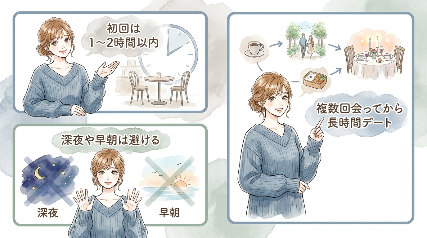 安全性を守るための時間設定ルール