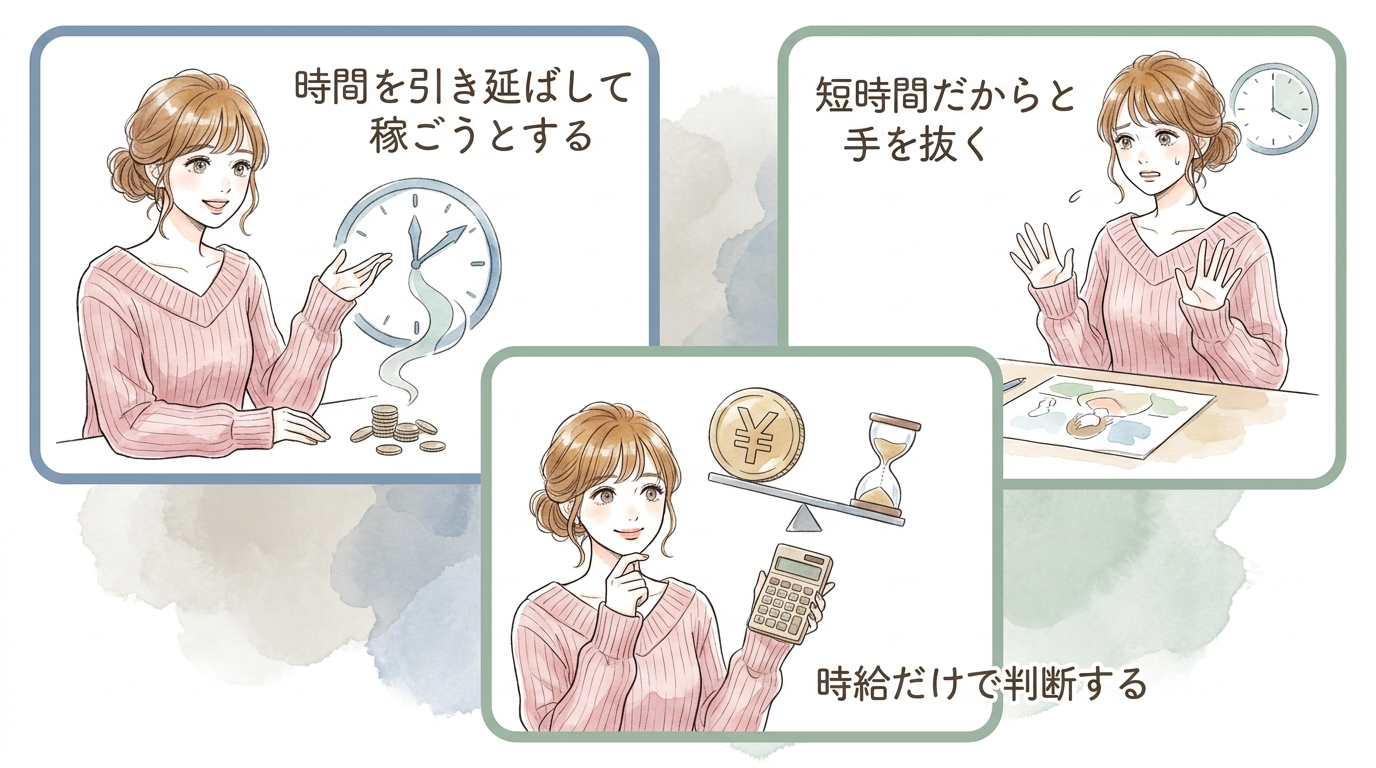 時間とお手当のバランスで損しない考え方